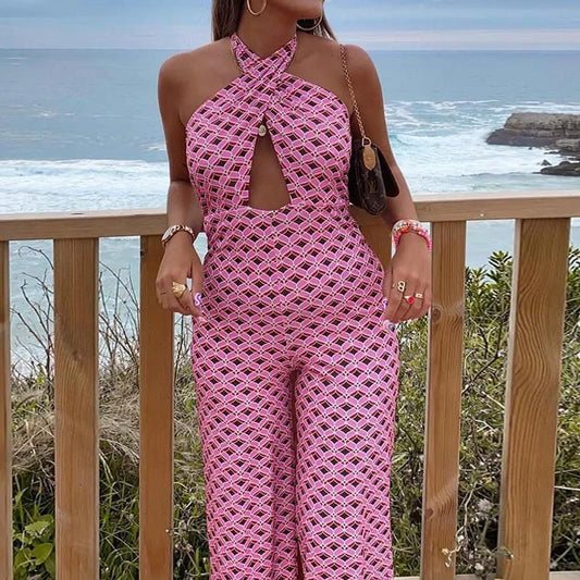 Arianna Pink Jumpsuit