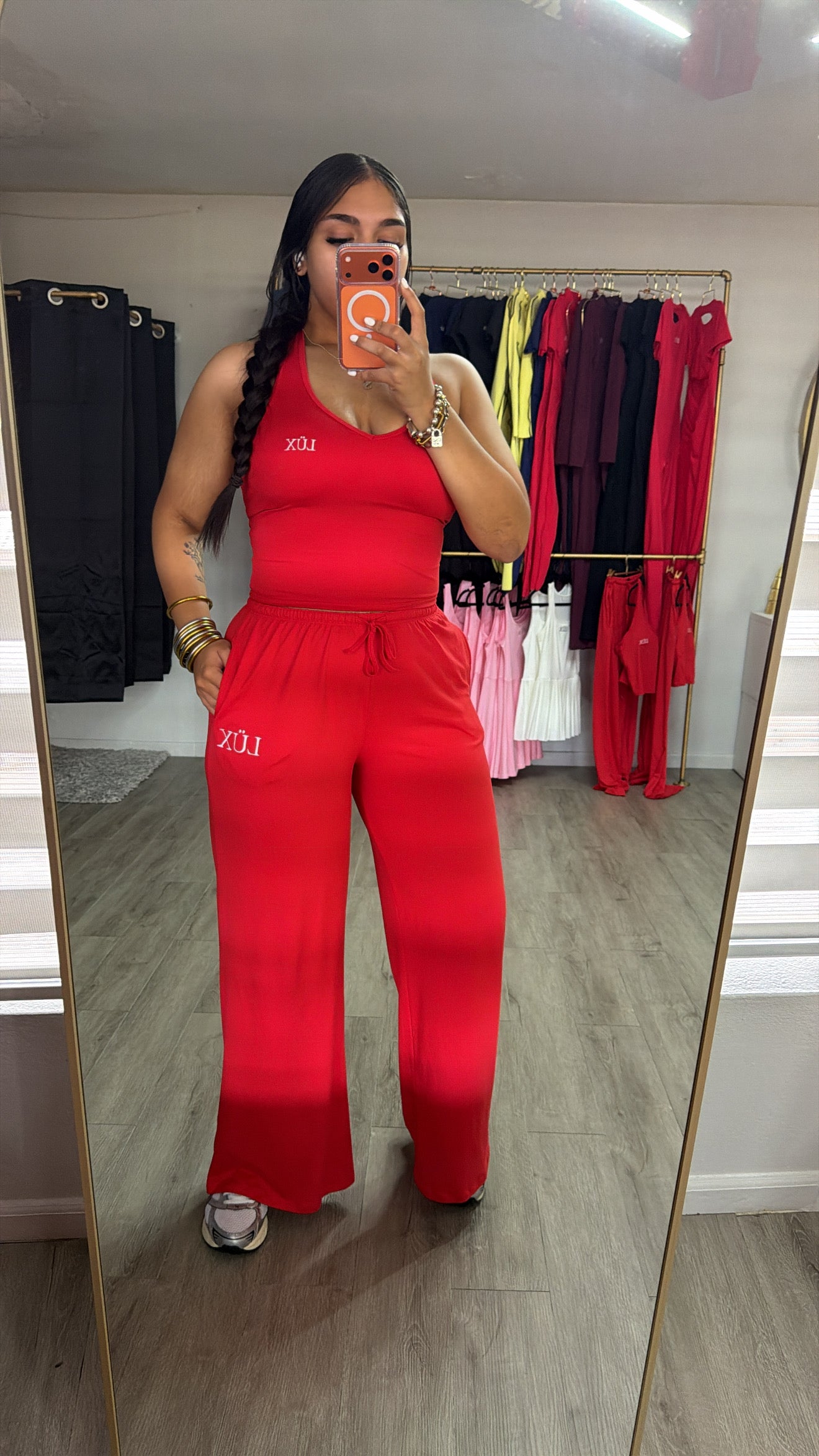 RED SET 2 PIECES ❤️